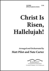 Christ Is Risen Hallelujah SATB choral sheet music cover
